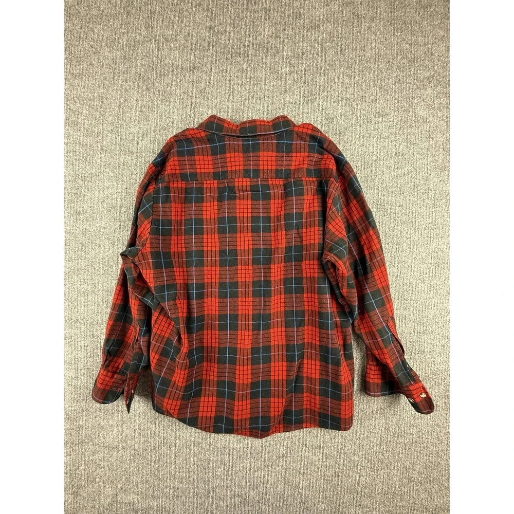 Northwest Territory Shirt Mens XL Red Plaid Flannel‎ Lined Long Sleeve Casual